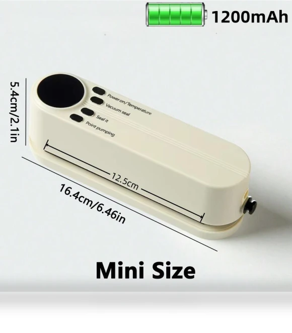 Mini Portable Vacuum Sealer Machine — Vacuum Sealers, Chic Interiors