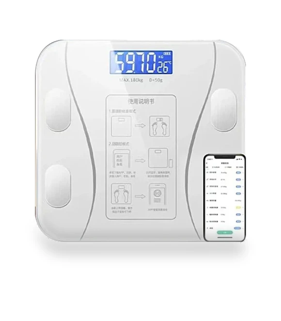 Smart Body Fat Scale — Body Composition Analysis, DC-HOME Textile