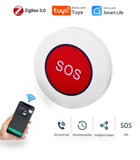 SOS Button — Smart Home Security, Modern Home Furnishing