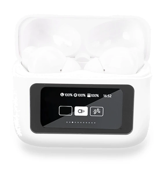 Translation Headphones with LED Touch Screen — Language Translators, DIYelecs