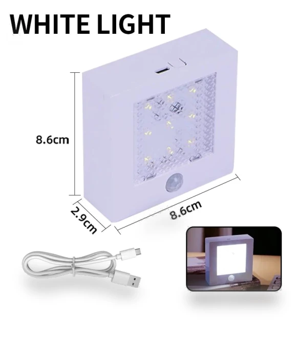 Wireless LED Night Lamp with Motion Sensor — Night Lights, Modern Home Furnishing