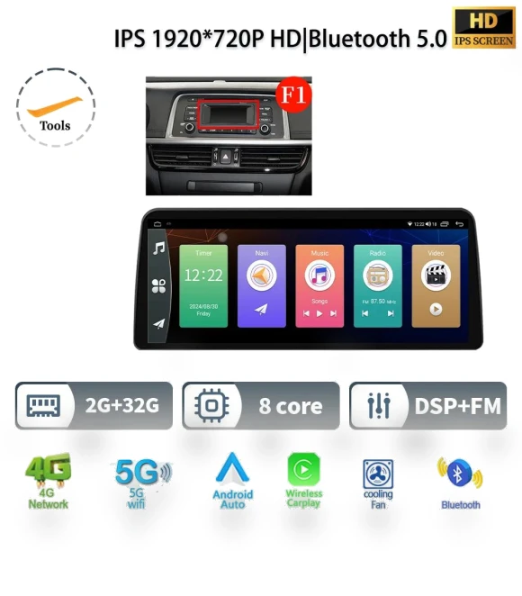 12.3" Android Car Multimedia Navigation System — Stereo Receivers, AutoSphere