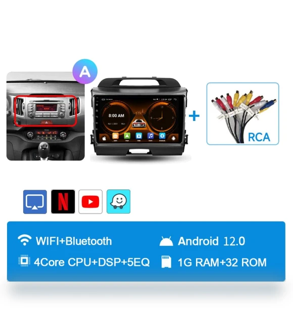 AI Voice 2 din Android Auto Radio — Stereo Receivers, AutoSphere