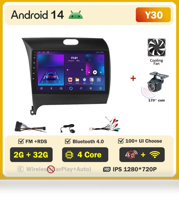 Android 14 Car Radio with Touchscreen — Stereo Receivers, AutoSphere