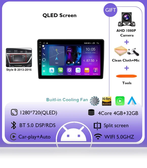 Android 14 Car Radio — Stereo Receivers, AutoSphere