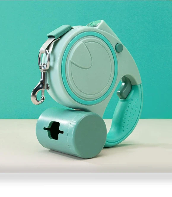 Automatic Telescopic Dog Leash with Light — Training Leads, Smart Pet Supplies
