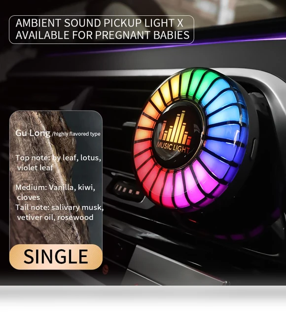Car Ambient RGB LED Music Rhythm Lamp — Light Kit, KITCHEN-MALL