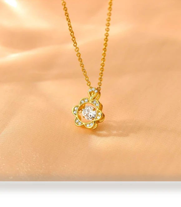 Smart Flower Necklace — Smart Jewelry, Original jewelry design