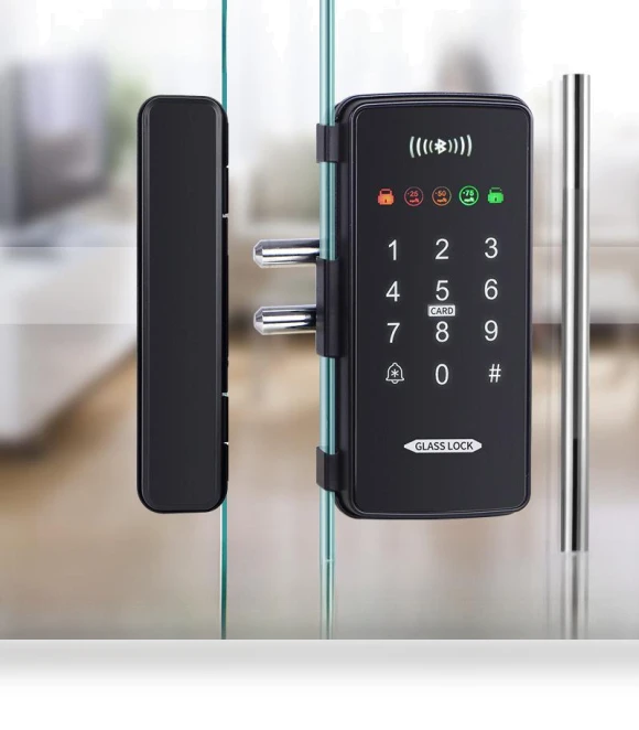 Smart Lock for Frameless Glass Door — Electromagnetic Security Locks, VantaGoods
