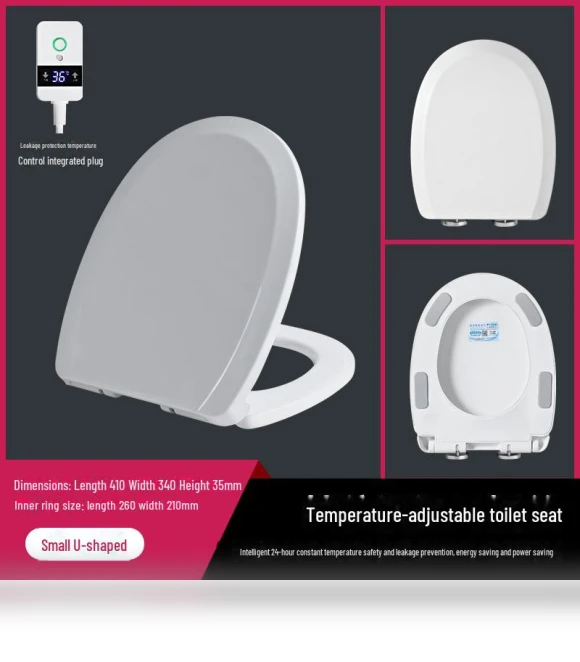 Smart Toilet Seat Cover with Adjustable Temperature and Heating — Lid & Tank Covers, WoW Home
