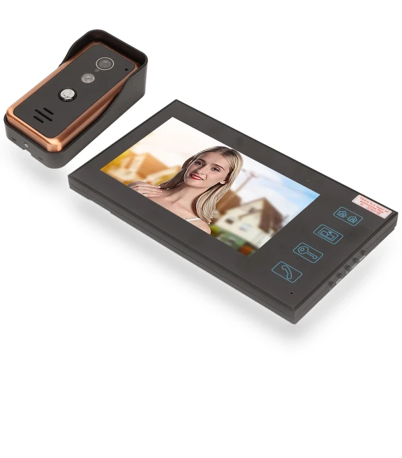 Video Door Phone with 7-inch TFT Touch Screen — Smart Home Security, OutsideWorld