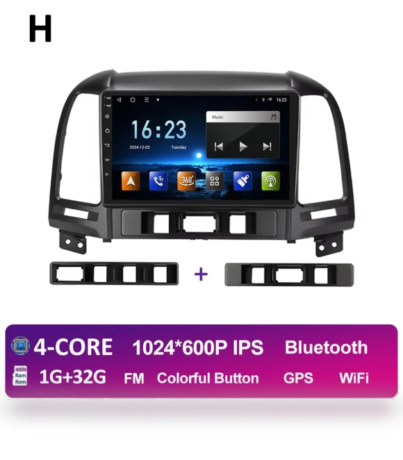Wireless Carplay Android OS for Hyundai Santa Fe 2 — Stereo Receivers, AutoSphere