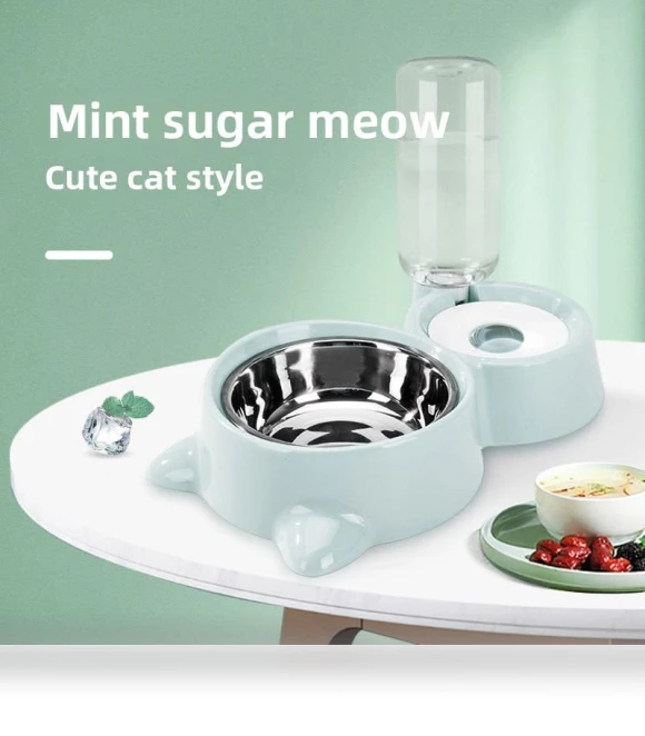 Automatic Pet Food and Water Bowl — Feeding Supplies, Smart Pet Supplies
