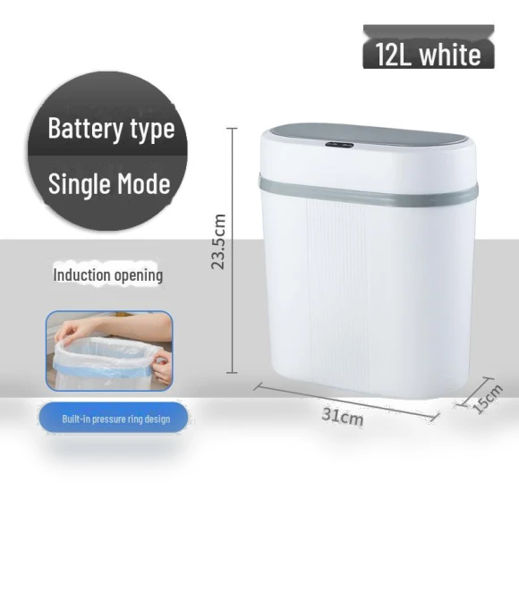 Induction Smart Trash Can for Bathroom — Car Trash Cans, CrossCart