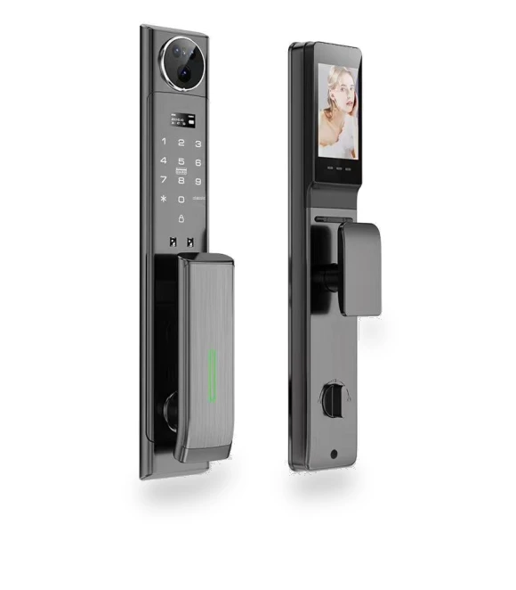 Smart Lock with Face Recognition, Intercom, and Fingerprint Access — Smart Home Security, Pets Land