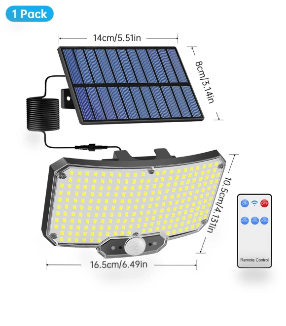Solar Lights Outdoor With 3 Modes Motion Sensor — Outdoor Security & Flood Lighting, AutoSphere