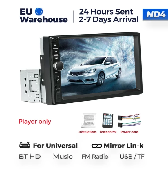 7-inch HD Touchscreen MP5 Player — Stereo Receivers, AutoSphere