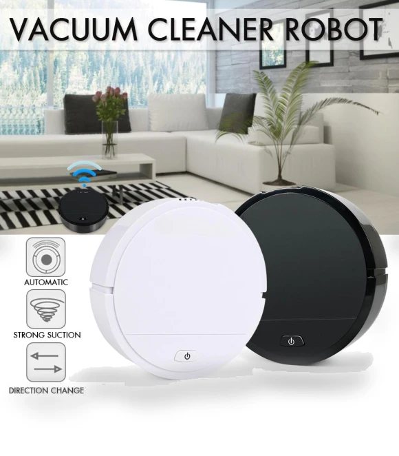 Automatic USB Rechargeable Smart Robot Vacuum — Smart Cleaning Robots, Ideal World
