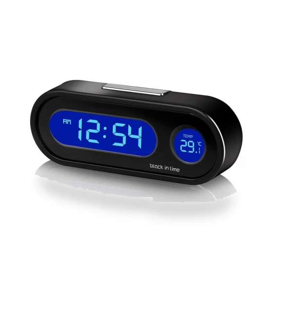 Car Thermometer Clock with LCD Monitor — Clock, Motorgo