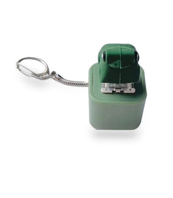Croaking Frog Fidget Toy Keychain with Colorful Lights — Stress Relievers, haojingda