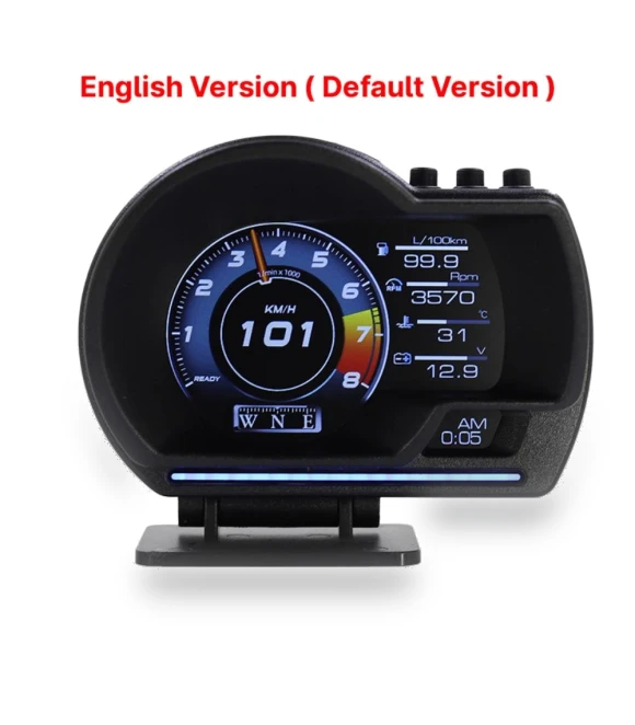 Multi-function TFT Meter Turbo Gauge Car Head Up Display — Navigation & GPS Accessories, Wuanernt