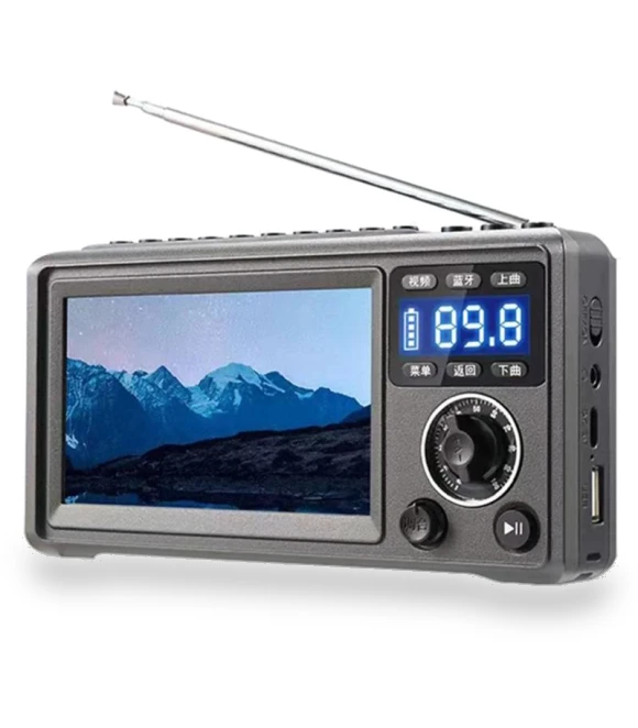 Portable HD Video Player with Bluetooth Speaker and Radio — Portable Media Players, LIAESMART
