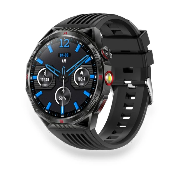 Smart Watch for Men with LED Flashlight, Laser Pointer, Compass, and Sports Tracker — Smartwatches, ESTG