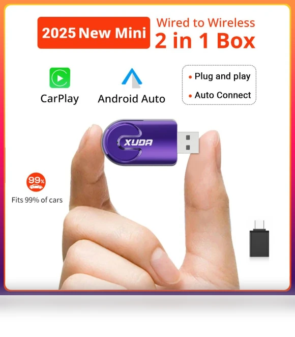 Wireless CarPlay Android Auto Adapter — Car Accessories & Gadgets, JOHO - CarGear