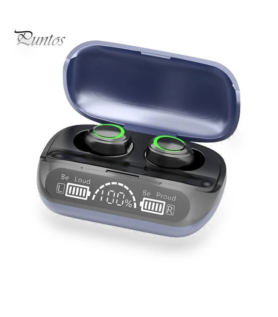 Wireless Earbuds with Touch Control, Hi-Fi Sound, LED Digital Display, Charging Case — In-Ear Headphones, Computer Life