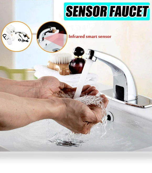 Automatic Infrared Sensor Basin Faucet — Hands-Free Faucets, The Romantics