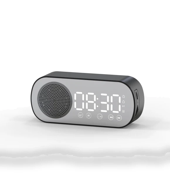Dual Alarm Clock with Bluetooth and TF Card Playback — Alarms & Clocks, HOME-Auto-001