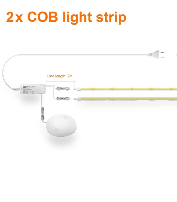 LED Acoustic Panel, Decorative COB LED Strip — LED Strips, AIMINGTE Light Accessories