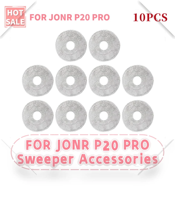 Main Side Brush, HEPA Filter, and Mop Cloth Replacement Set — Parts & Accessories, Harmonious Living Home