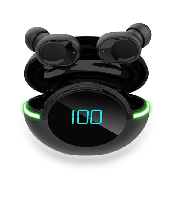Wireless Earbuds with Touch Control and LED Display — In-Ear Headphones, Mic Fone