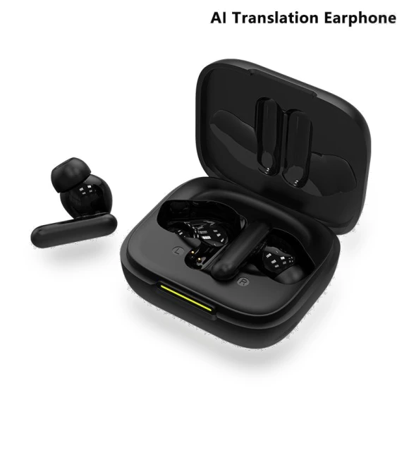 Wireless Earphone with AI Translation and RGB Light — On-Ear Headphones, Comfortable Housy