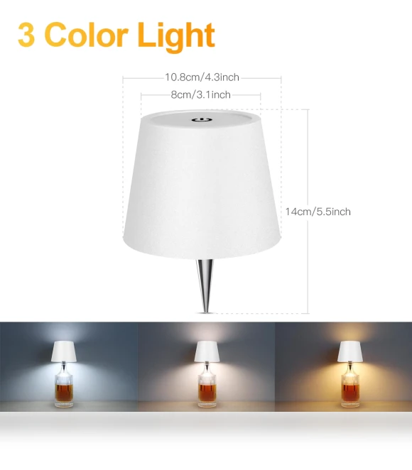 Wireless Touch Control Desk Lamp Bottle — Study & Desk Lighting, MALITAI