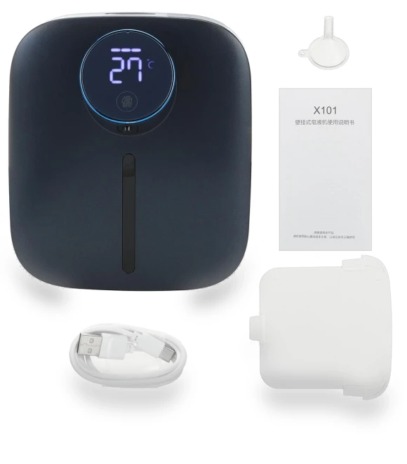 Automatic Soap Foam Dispenser with Digital Temperature Display — Care Dispensers, The Romantics