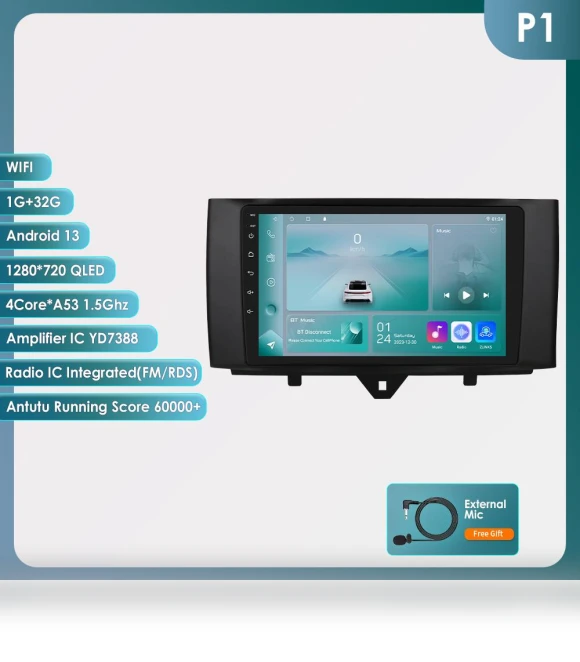 Carplay 4G Android 13 Car Radio — Navigation & GPS Accessories, Hizpo