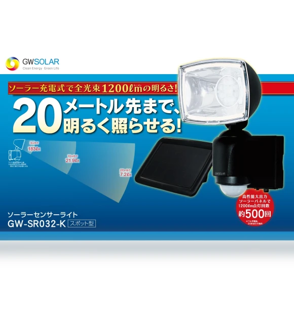 Commercial Solar Sensor Light — Motion Sensors, GWSOLAR