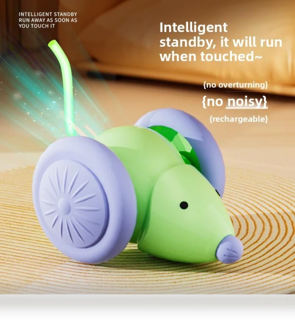 Electric Smart Cat and Mouse Car — Cat Playthings, Shining Sky
