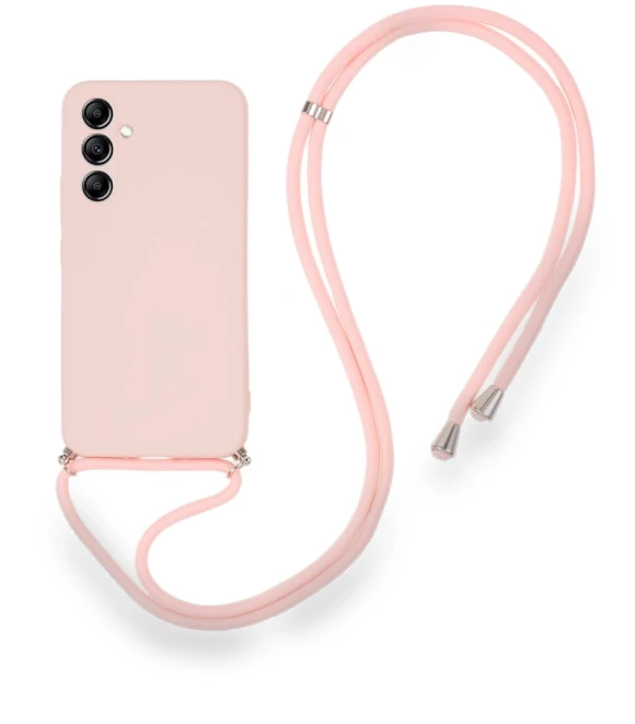 Fiber Lining Rubberized TPU Cover with Long Lanyard — Phone Accessories, Smartwatch 2025