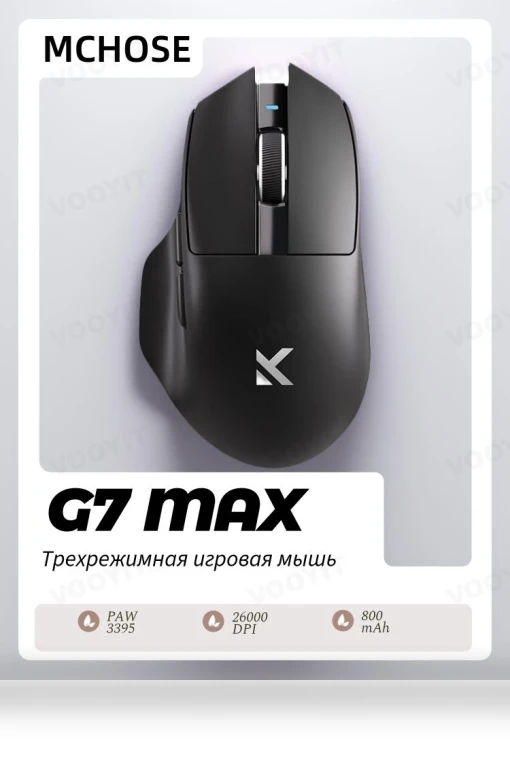 Lightweight Ergonomic Wireless Mouse — Mouse Pads, MCHOSE