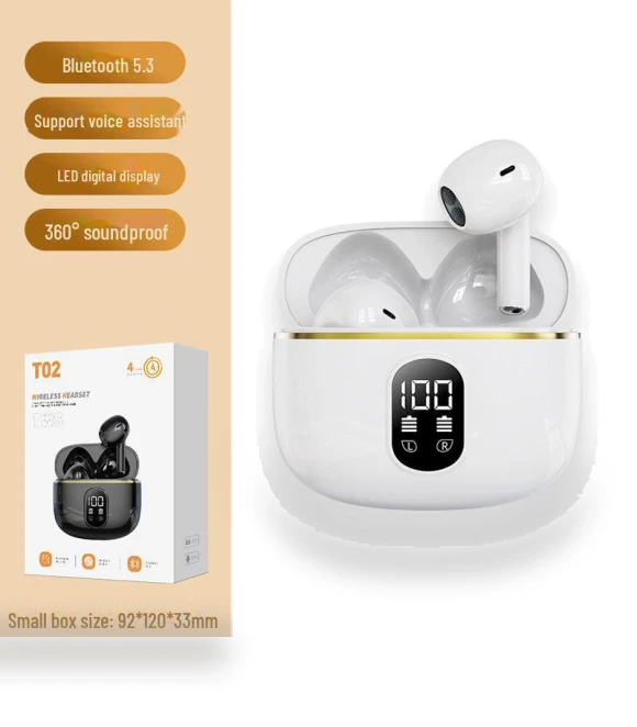 Macaron TWS True Wireless Stereo Earbuds — In-Ear Headphones, AI Supermarket