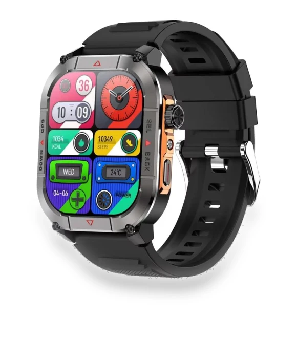 Men's Smartwatch with AMOLED Display and GPS — Smartwatches, ESTG