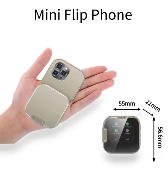 Rotating Touch Screen Pocket Mobile Phone — Mobile Devices & Accessories, CozyNest Home
