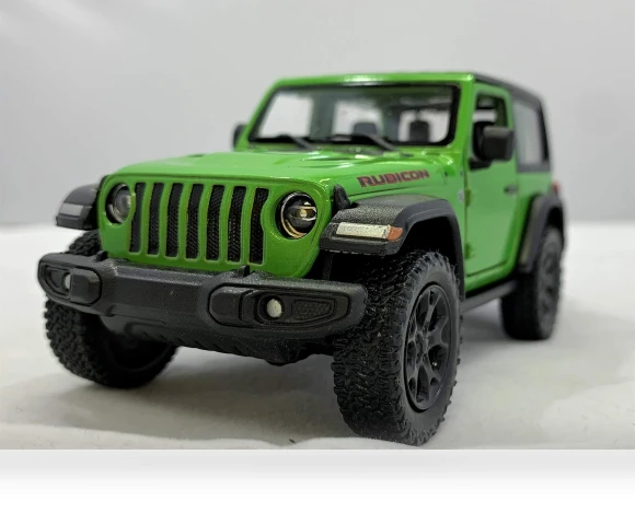 Scale 2018 Jeep Wrangler Inertial Die-Cast Car — Miniature Rides & Collectibles, KiNSMART
