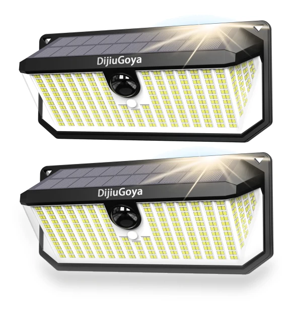 Solar Light with Motion Sensor — Outdoor Security & Flood Lighting, SAMURAI STYLE