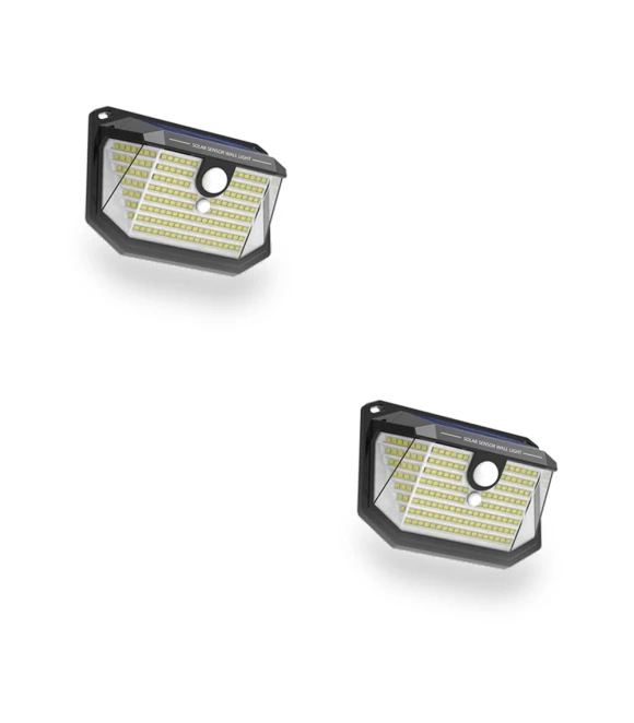 Solar Motion Sensor Wall Light — Outdoor Security & Flood Lighting, Automotiveassemblycomponents