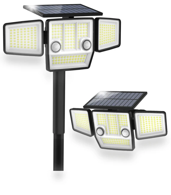 Solar Outdoor Waterproof Motion Sensor Light — Outdoor Security & Flood Lighting, HAARAY