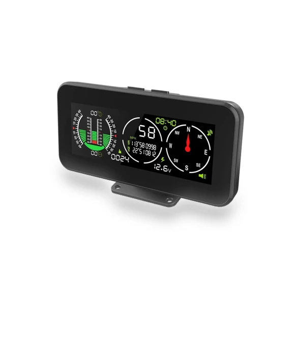 Digital Head Up Display with Inclinometer and Compass — Dashboard Installation Kits, Rustic Elegance House